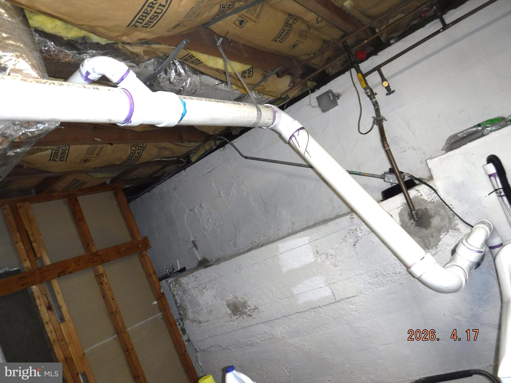 16 Crafton Road Essex, MD 21221 - Photo 34 of 57 PVC sewer line