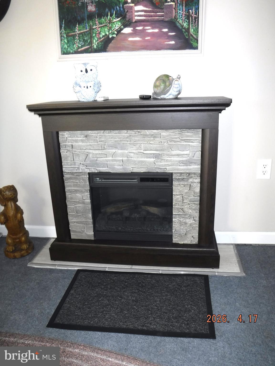 16 Crafton Road Essex, MD 21221 - Photo 57 of 57 Electric fireplace in Florida/Sunroom