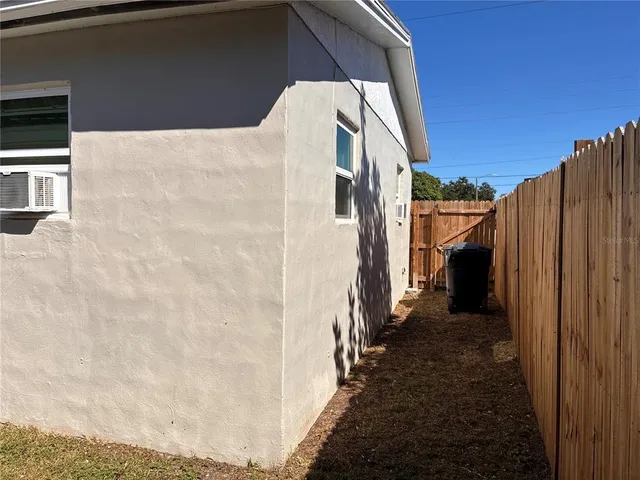 a view of a house with a outdoor space
