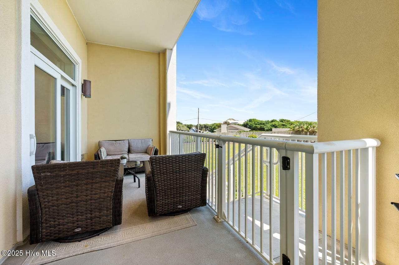 1435 Salter Path Road, Unit E1 Atlantic Beach, NC 28512 - Photo 30 of 65 GVE1 balcony 2
