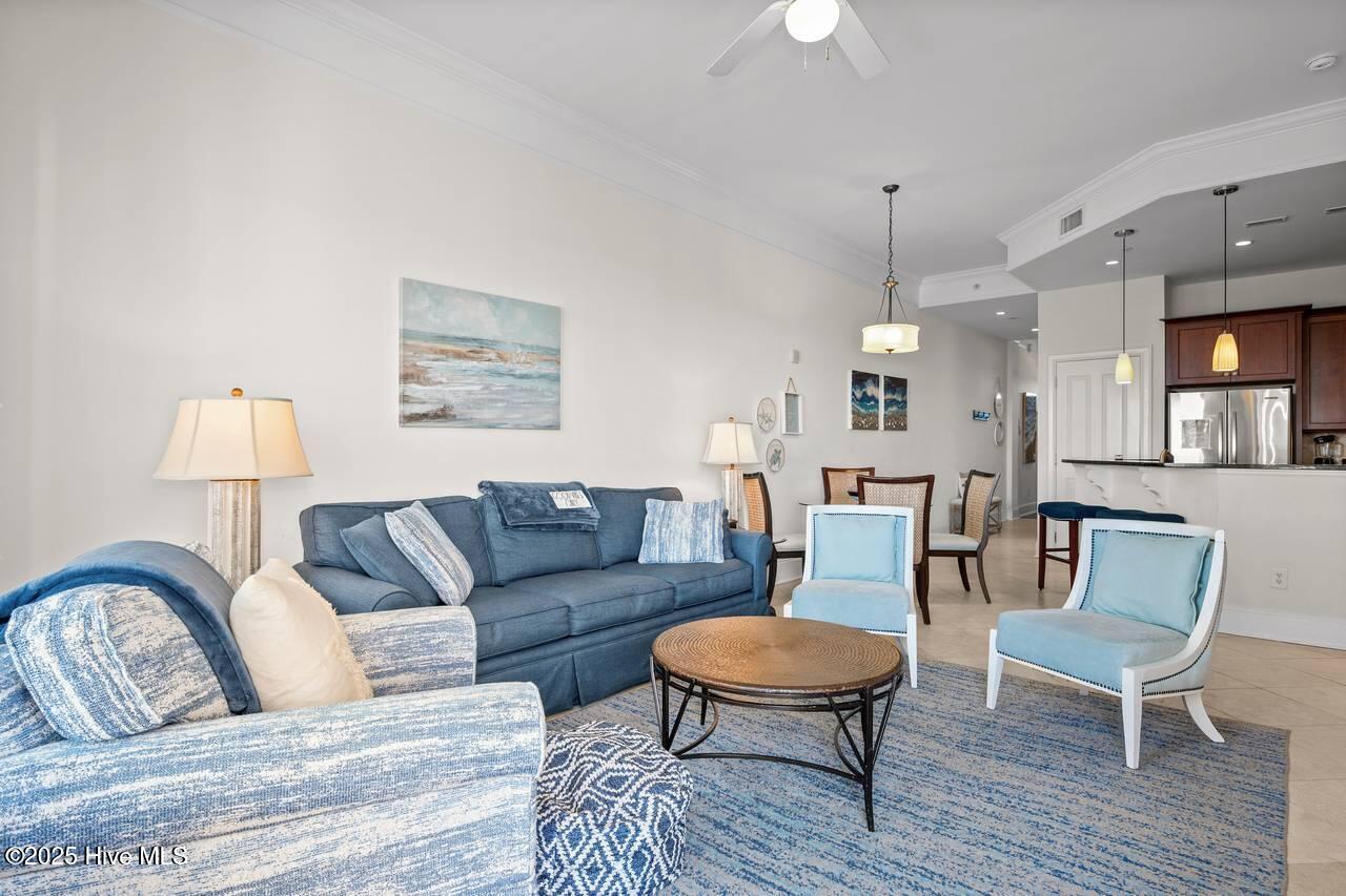 1435 Salter Path Road, Unit E1 Atlantic Beach, NC 28512 - Photo 4 of 65 GVE1 living rm 3