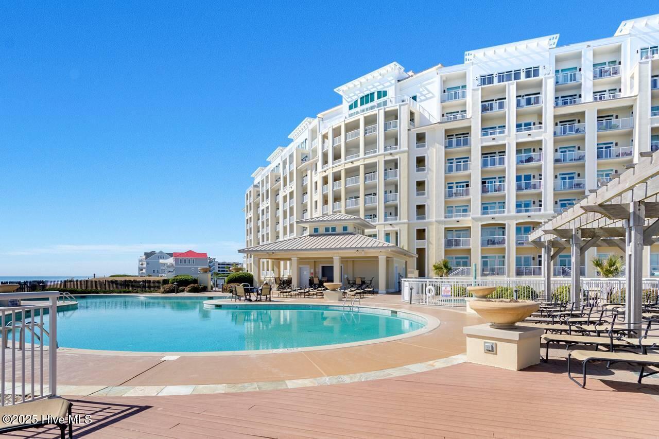 1435 Salter Path Road, Unit E1 Atlantic Beach, NC 28512 - Photo 44 of 65 pool patio