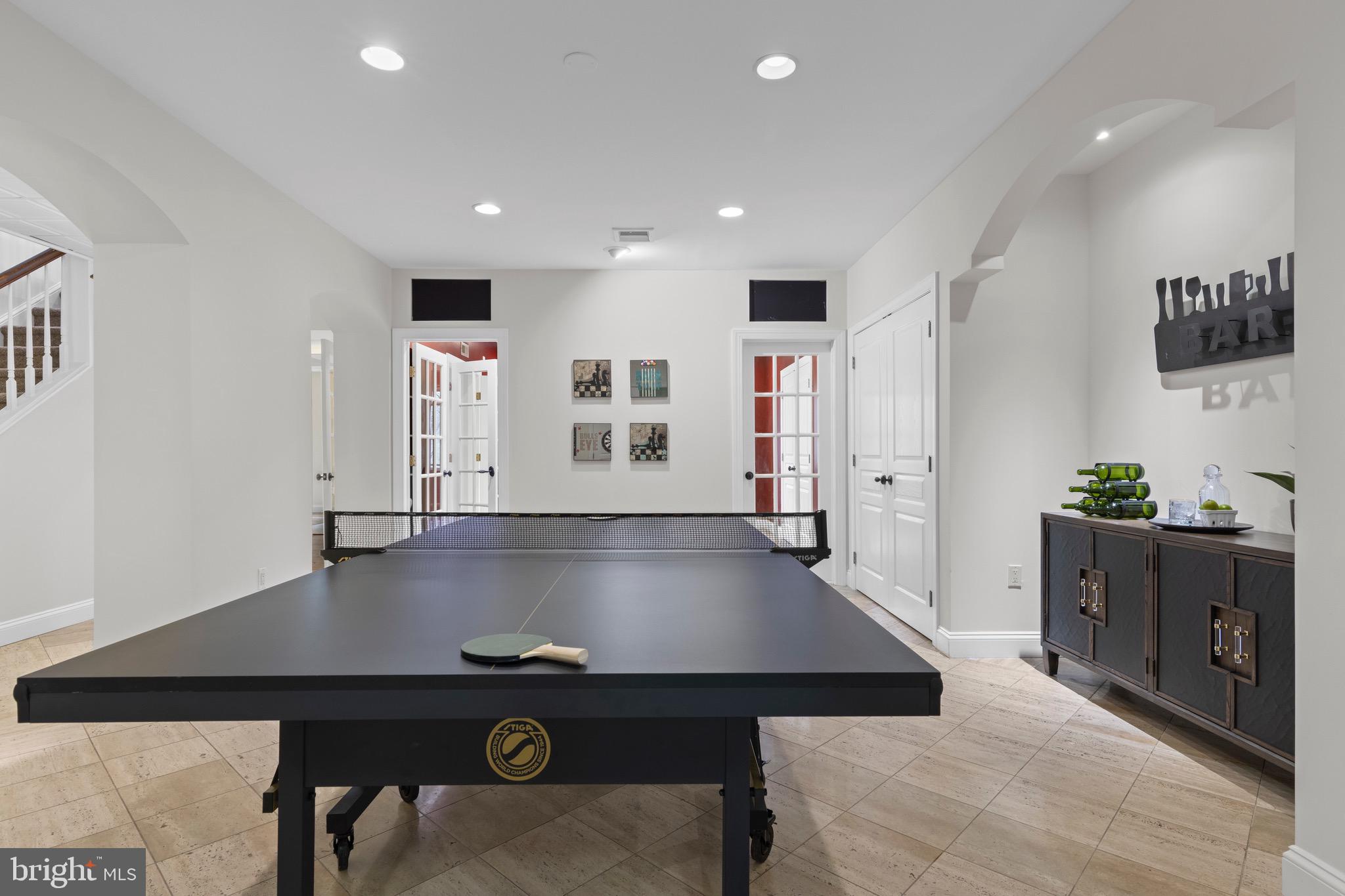 525 Swarthmore Avenue Swarthmore, PA 19081 - Photo 38 of 56 Beautiful Travertine tile throughout basement
