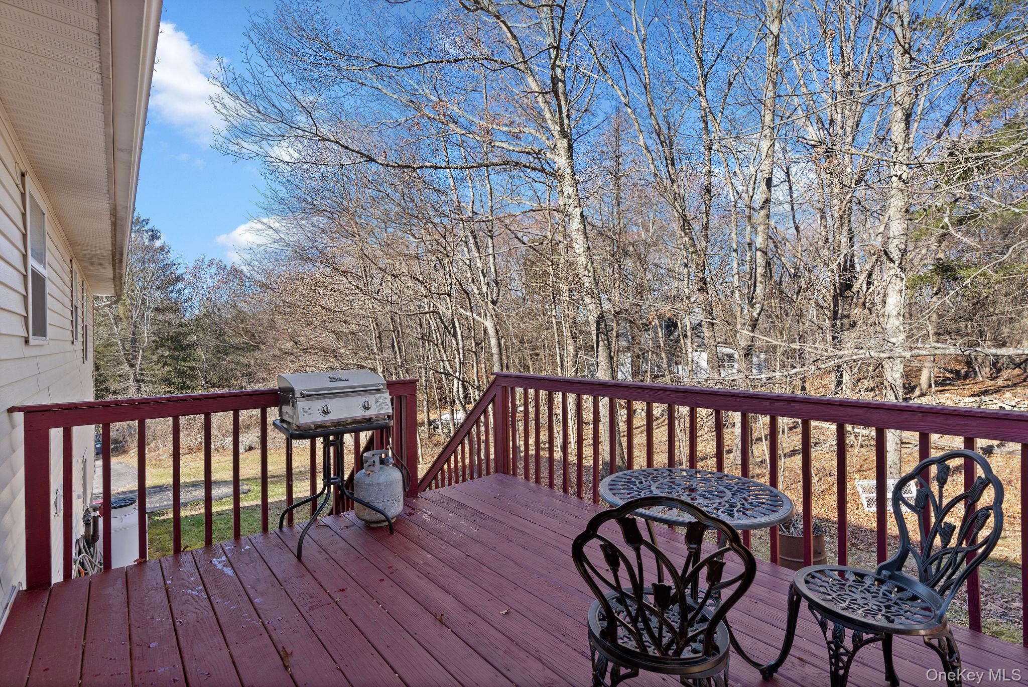 171 E Road Wallkill, NY 12589 - Photo 30 of 47 Wooden deck featuring a grill