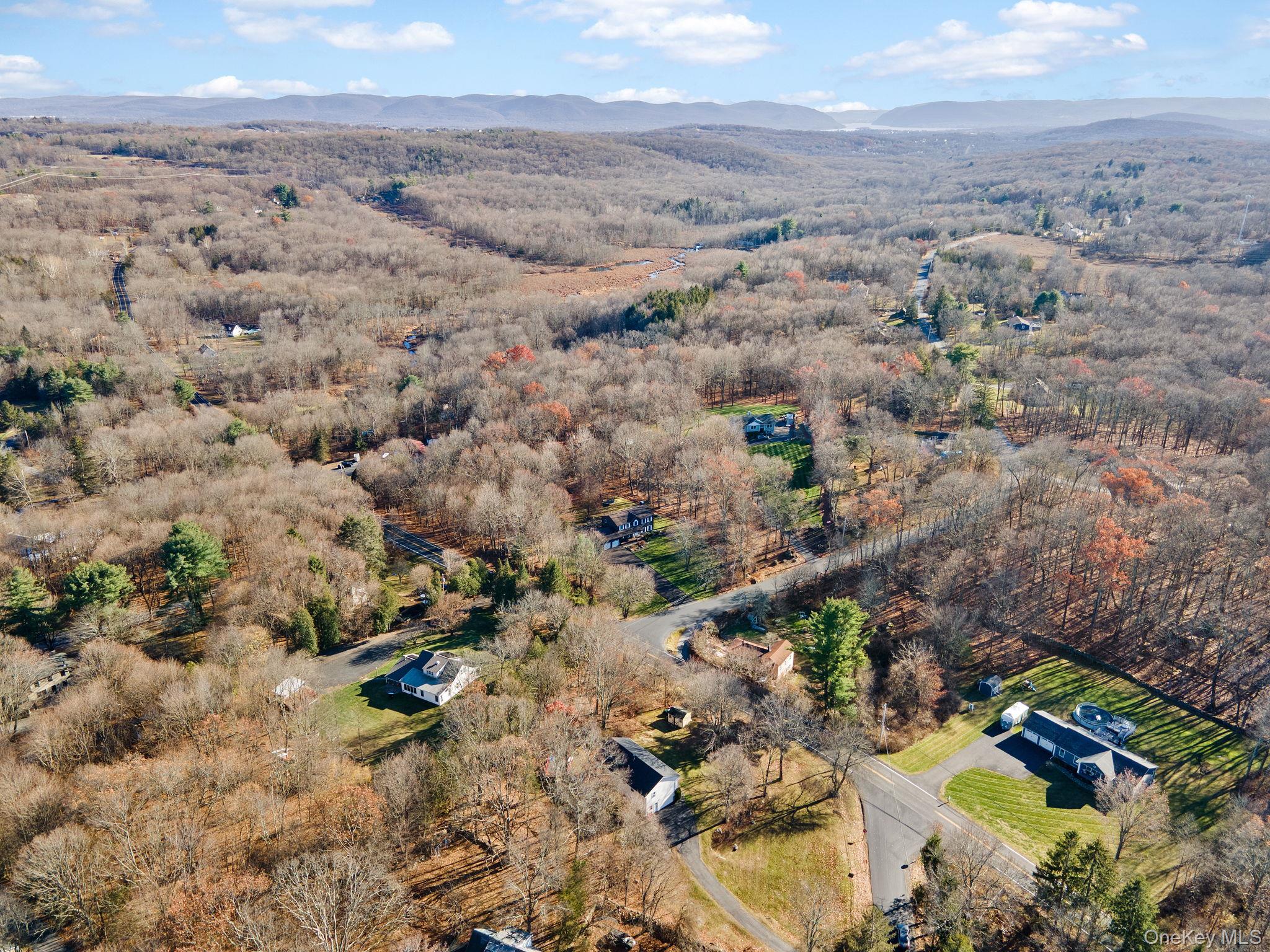 171 E Road Wallkill, NY 12589 - Photo 41 of 47 Aerial view of property's location with mountains and a forest