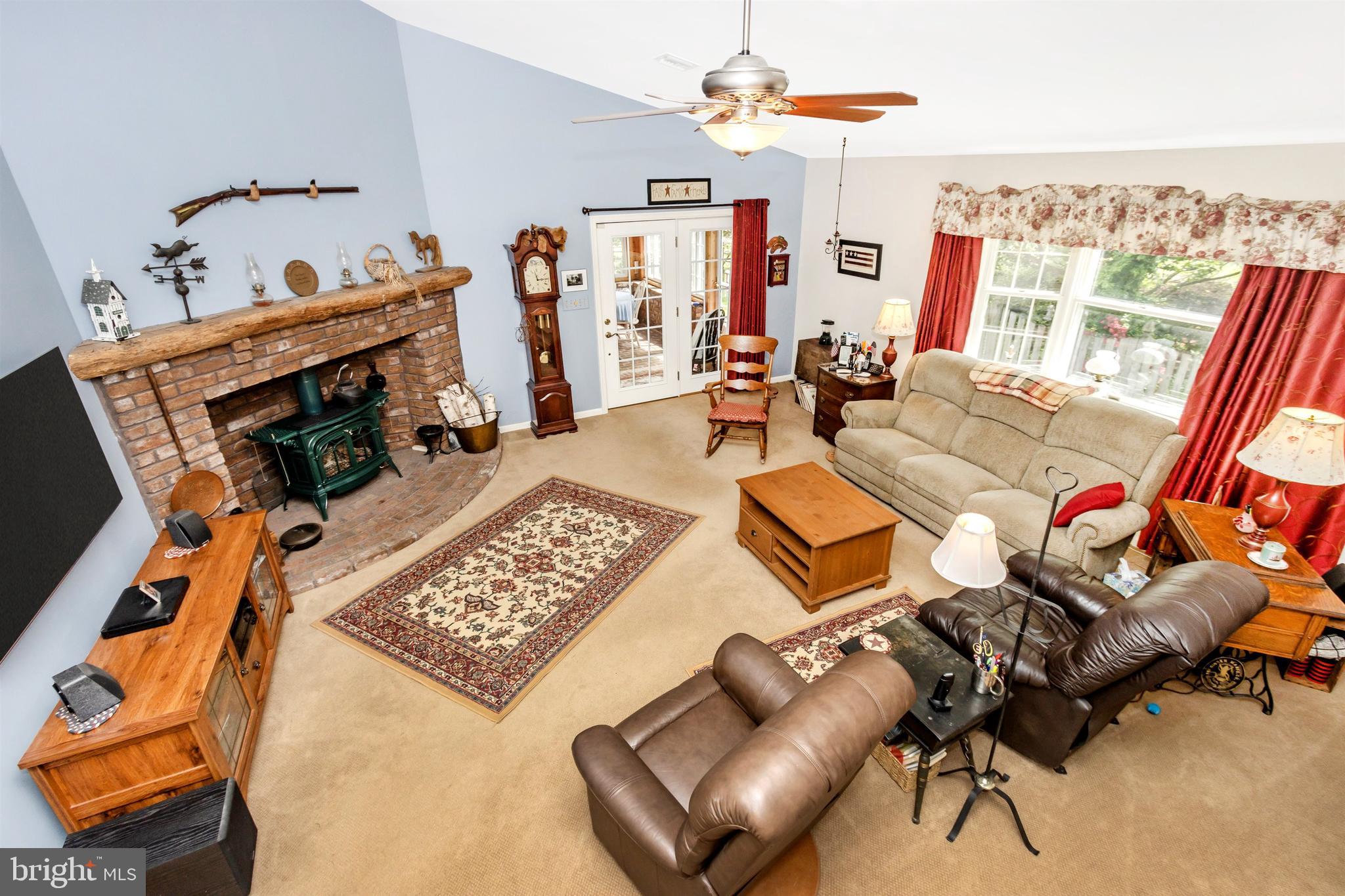 2827 Bird View Road Finksburg, MD 21048 - Photo 20 of 67 Family Room with Vermont Casting Propane Stove