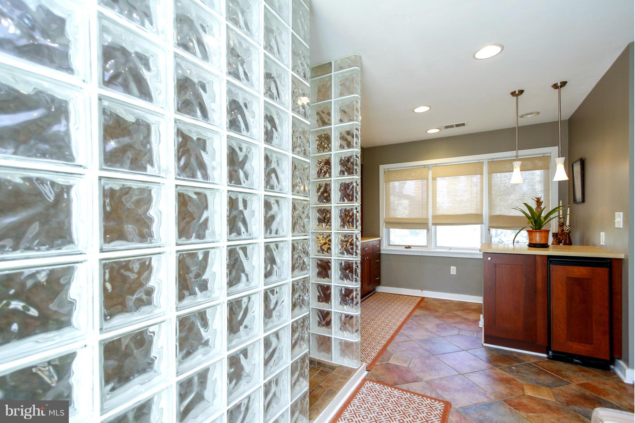 3055 Rundelac Road Annapolis, MD 21403 - Photo 24 of 30 Master Bath with Glass Block Walk-In Shower