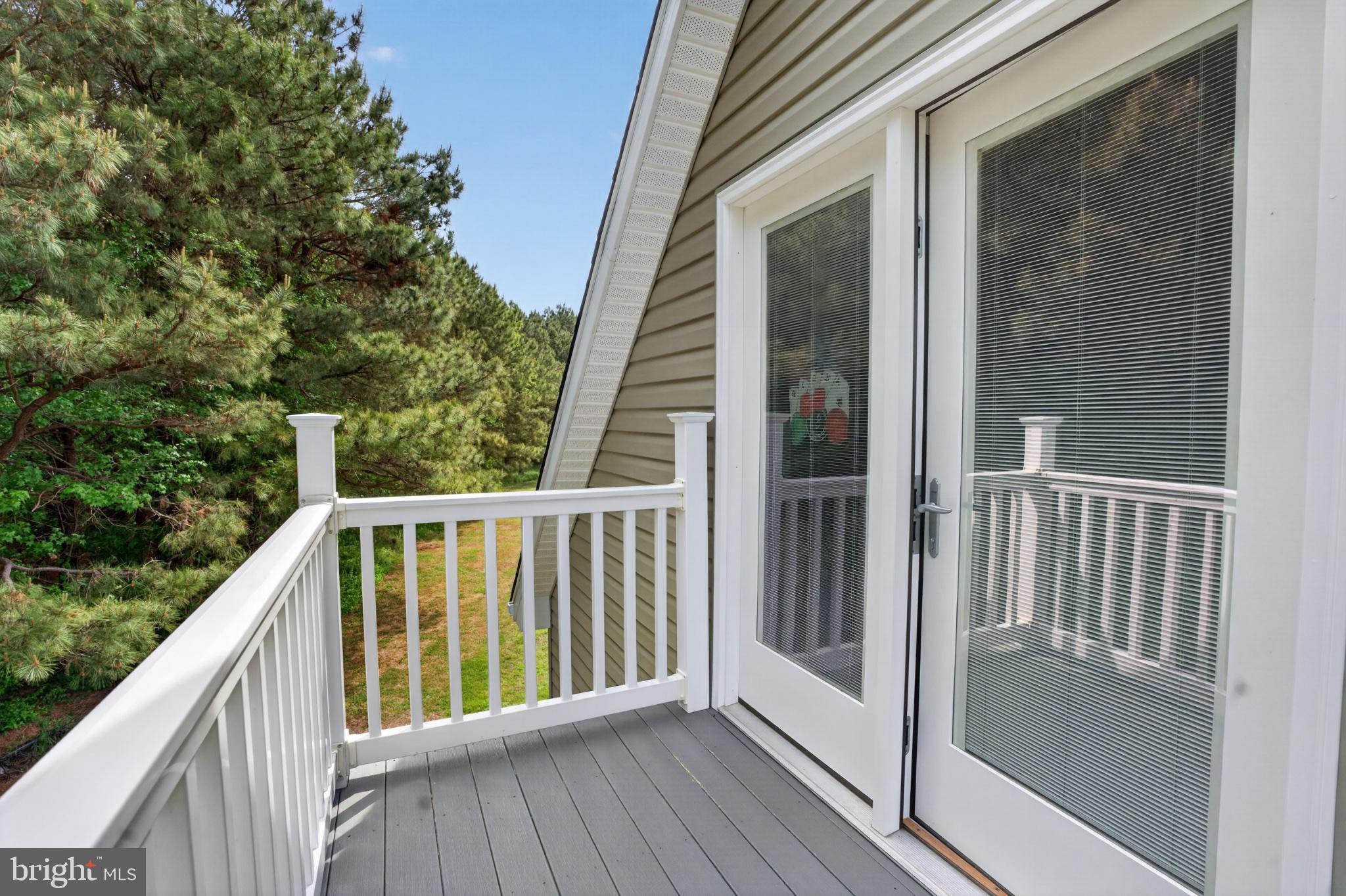 2435 Payne Road Pocomoke City, MD 21851 - Photo 62 of 75 Serene balcony with lush green views.