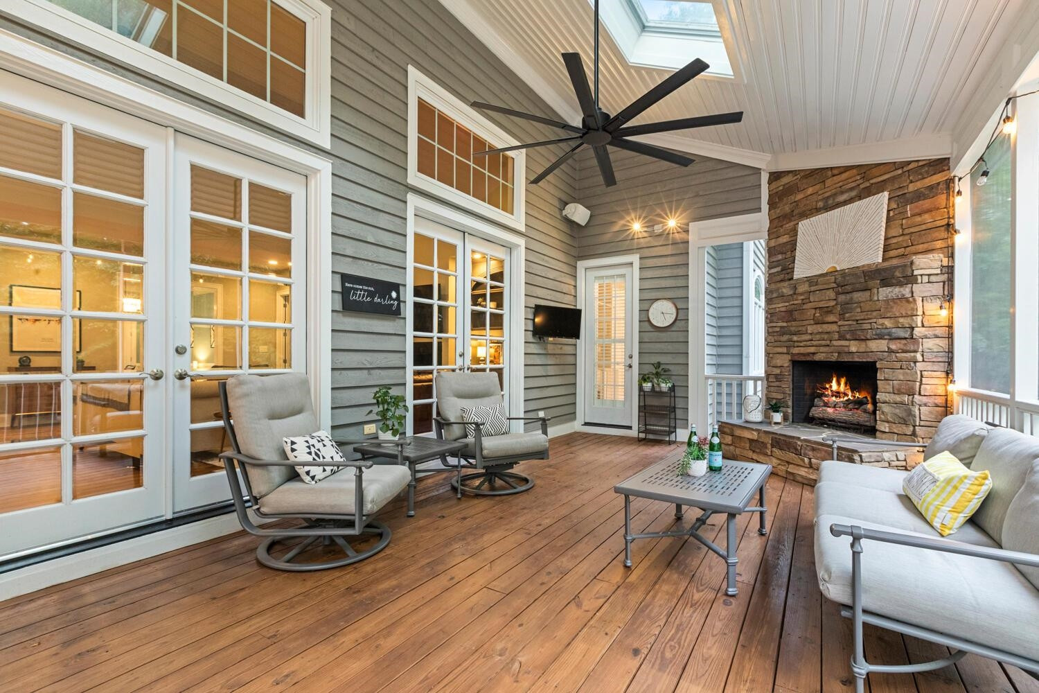 1700 Sharnbrook Court Raleigh, NC 27614 - Photo 63 of 85 Or Your Winter Spot with the Fireplace!