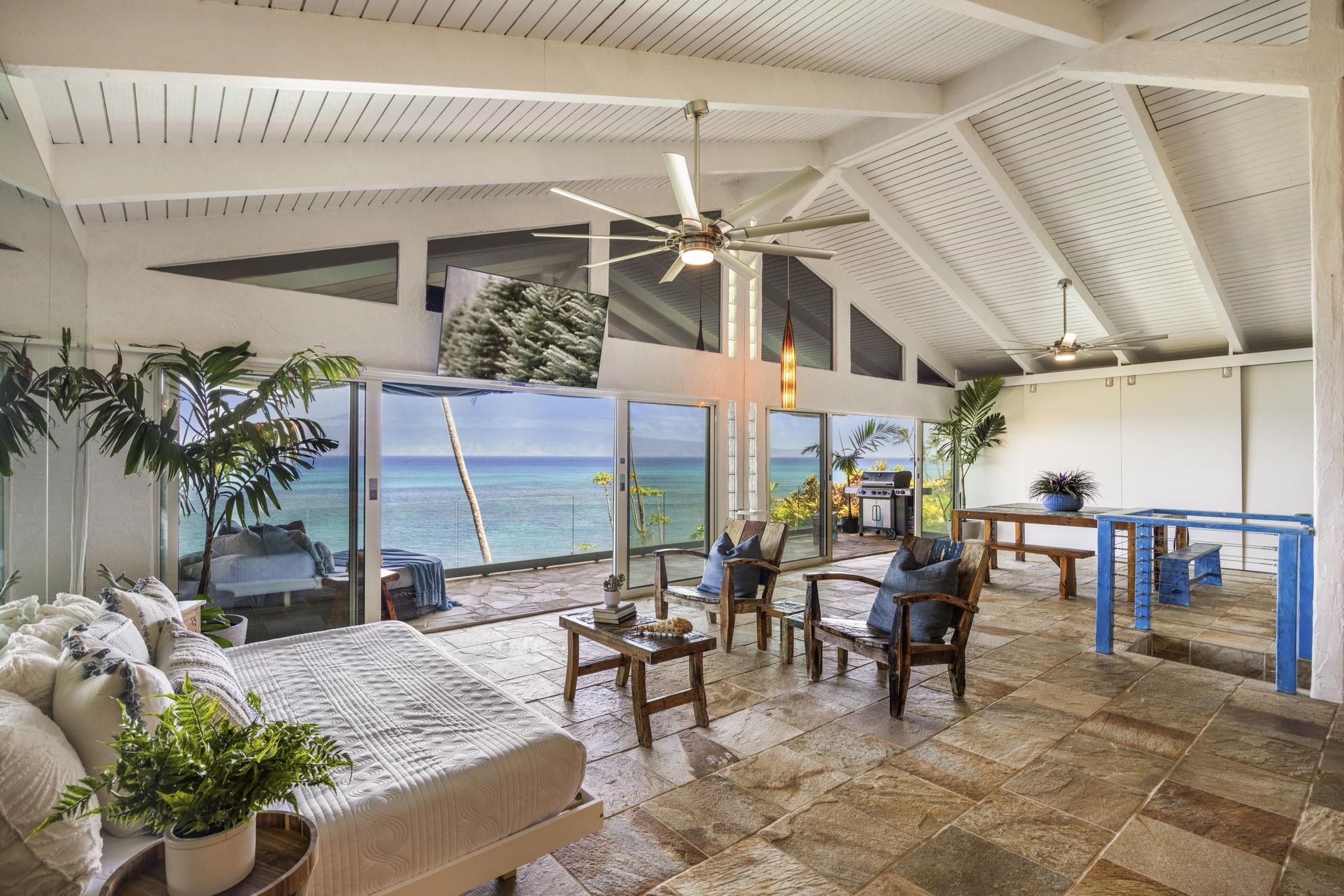 5171 Lower Honoapiilani Road Lahaina, HI 96761 - Photo 14 of 48 a outdoor space with lots of table and chairs