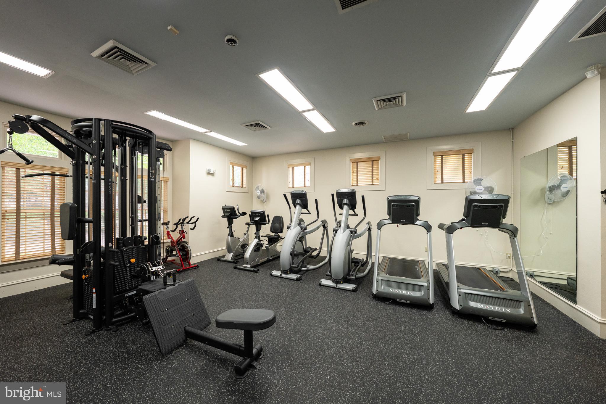 1925 Logan Manor Drive Reston, VA 20190 - Photo 53 of 61 a view of a room with gym equipment