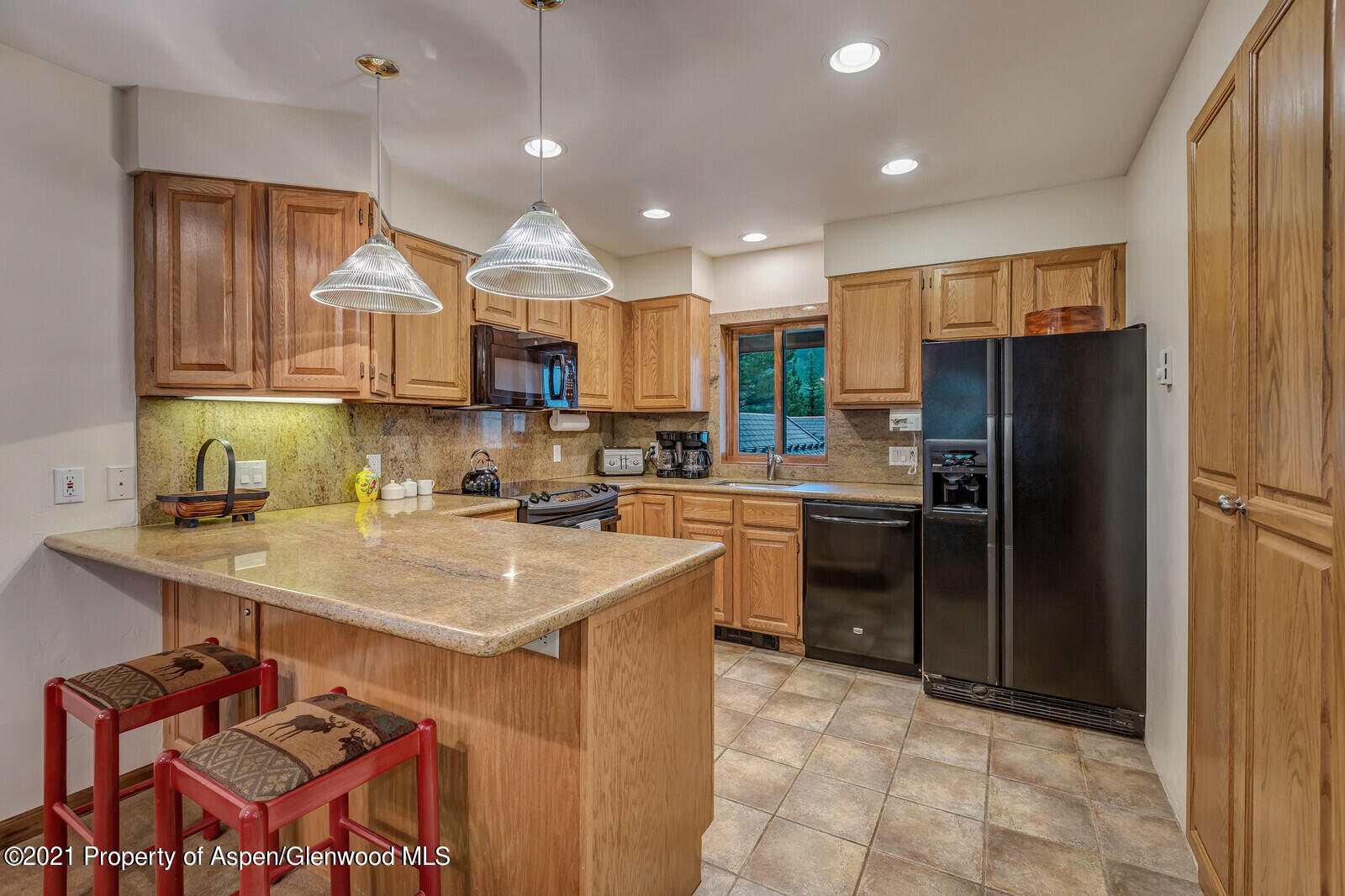 650 South Monarch Street, Unit 6 Aspen, CO 81611 - Photo 4 of 28 a kitchen with a sink a counter top space and stainless steel appliances