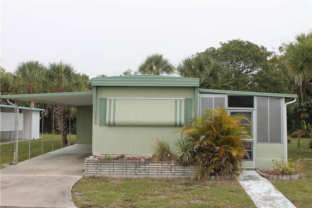 311 Roma Road, Unit 39 Venice, FL 34285 - Photo 1 of 1 Classic Single Wide With Side Florida Room