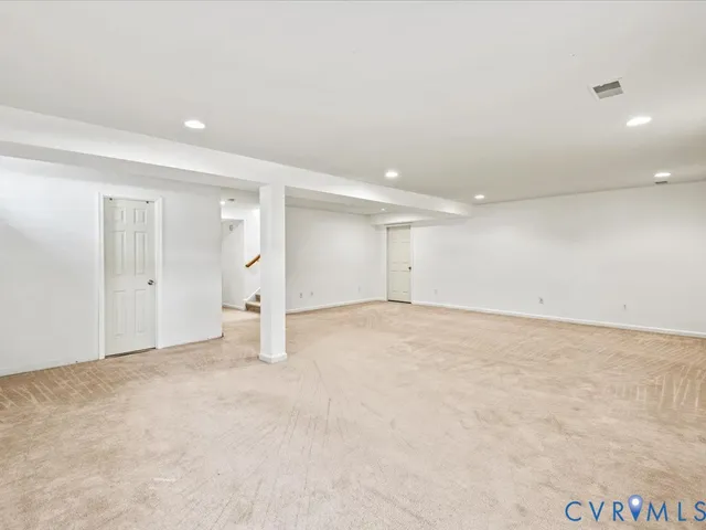 a view of an empty room