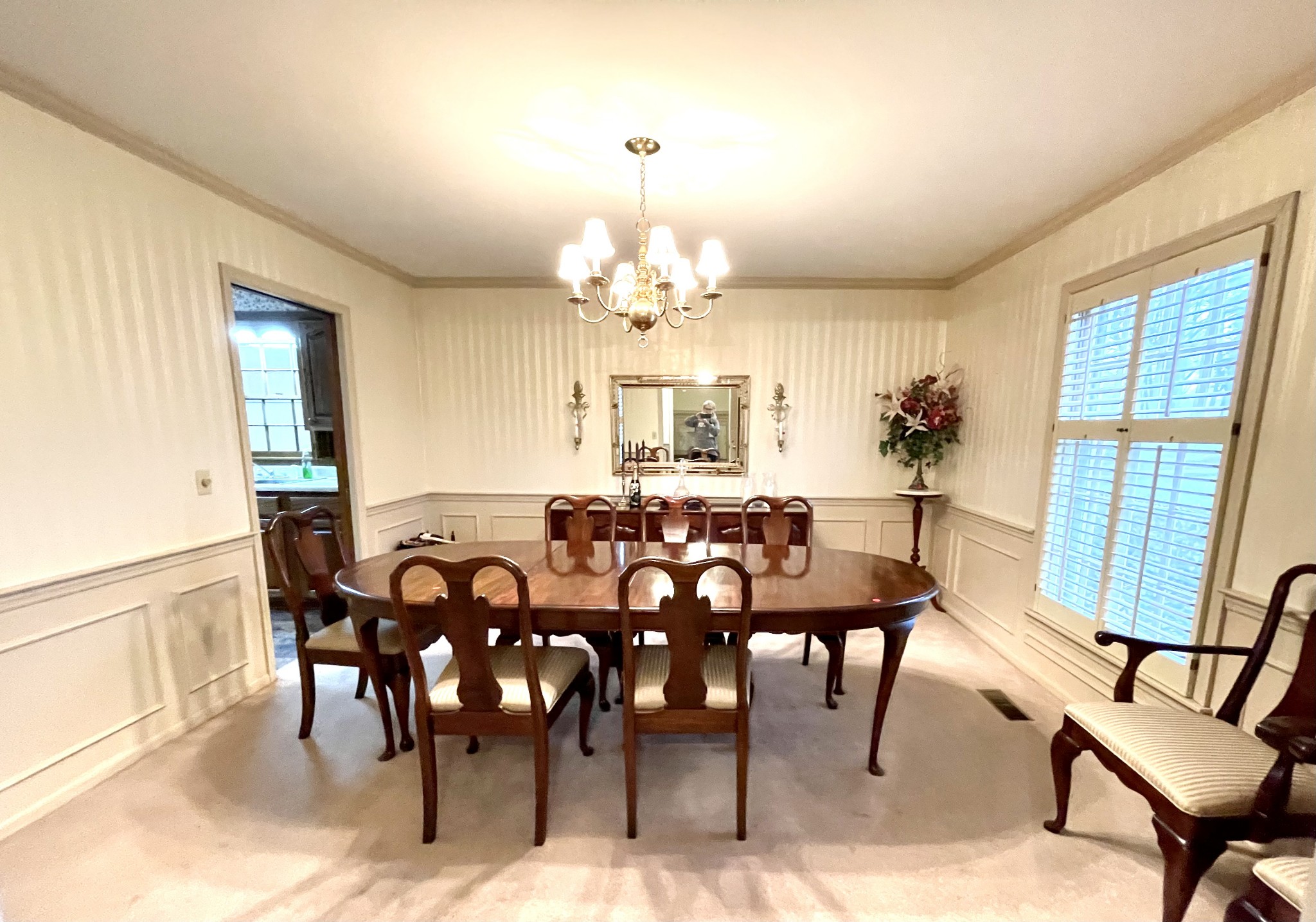 263 Lackey Lane Ripley, TN 38063 - Photo 5 of 12 a view of a dining room with furniture and chandelier