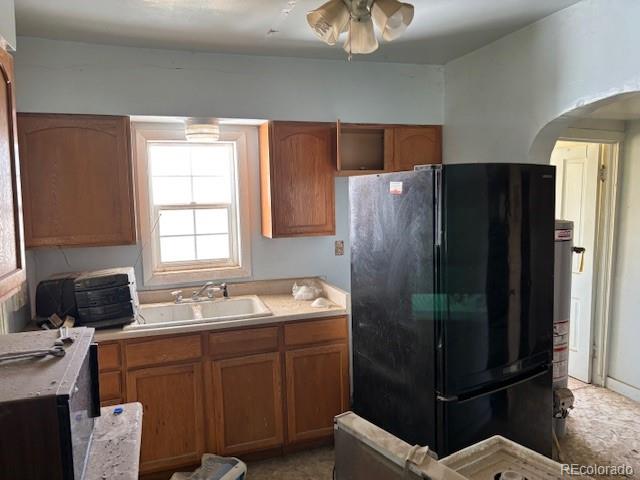 214 Short Ordway, CO 81063 - Photo 4 of 10 a bathroom with a double vanity sink toilet and shower