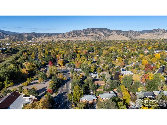 a view of city and mountain