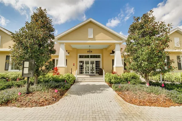 a view of outdoor space yard and swimming pool