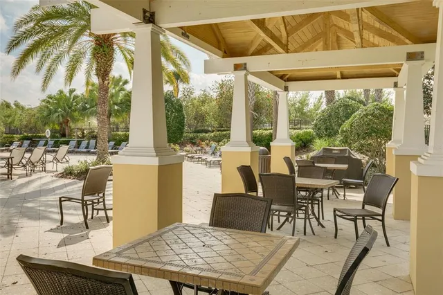 front view of a building with a street