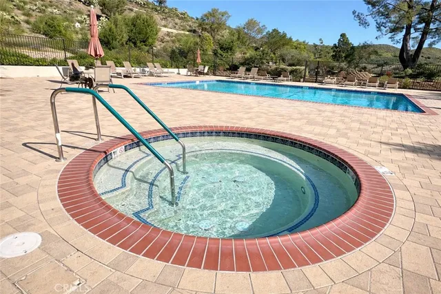 a view of outdoor space with seating area