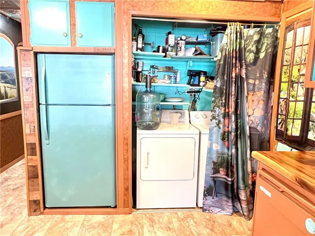 a view of storage and utility room