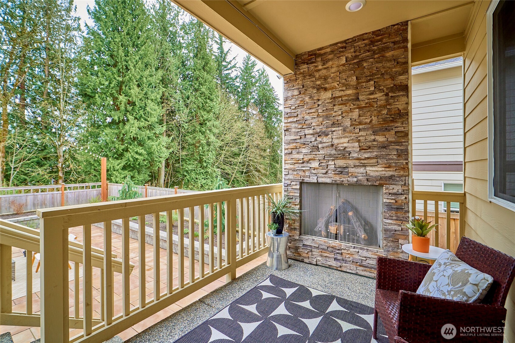 4022 233rd Street Southeast Bothell, WA 98021 - Photo 31 of 40 a balcony with chairs
