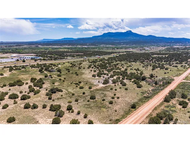 a view of city and mountain