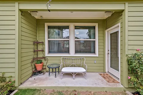 a view of a house with a patio