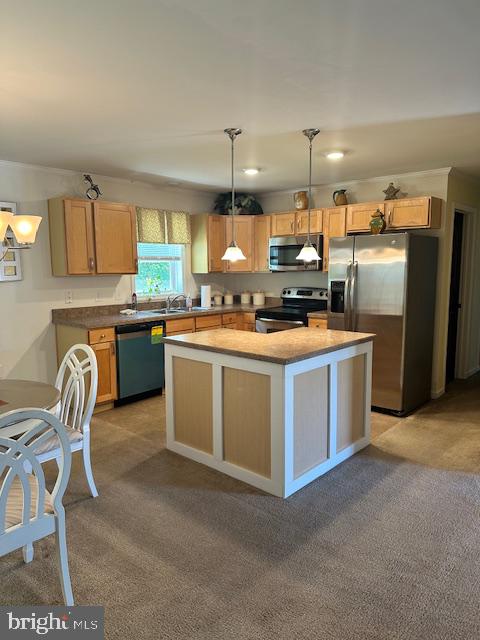 108 Bobbys Branch Road Millsboro, DE 19966 - Photo 2 of 13 a kitchen with stainless steel appliances granite countertop a stove top oven a sink dishwasher a dining table and chairs