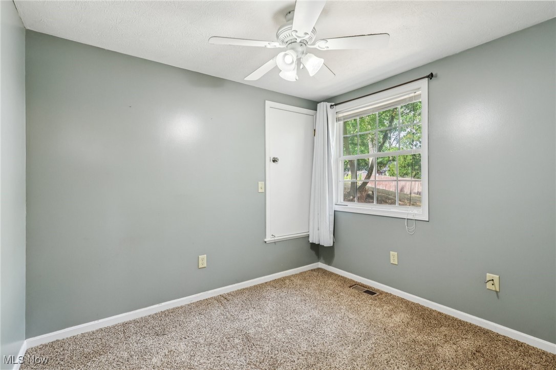 23 Lane Street Rittman, OH 44270 - Photo 15 of 34 Empty room featuring carpet floors and a ceiling fan