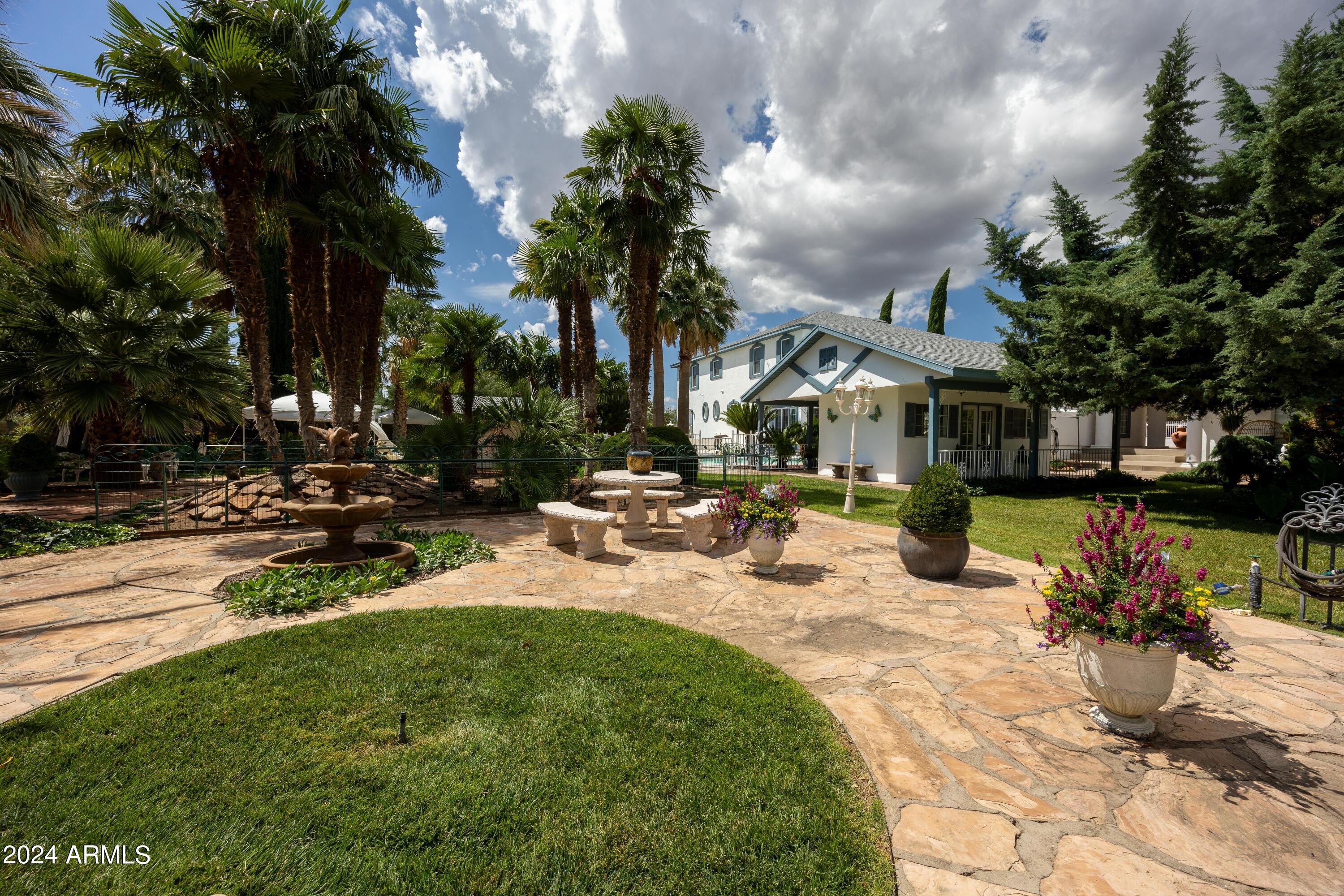 2204 North Maple Avenue Huachuca City, AZ 85616 - Photo 10 of 65 a view of a backyard with sitting area