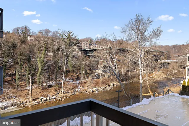 a view of a city from a balcony