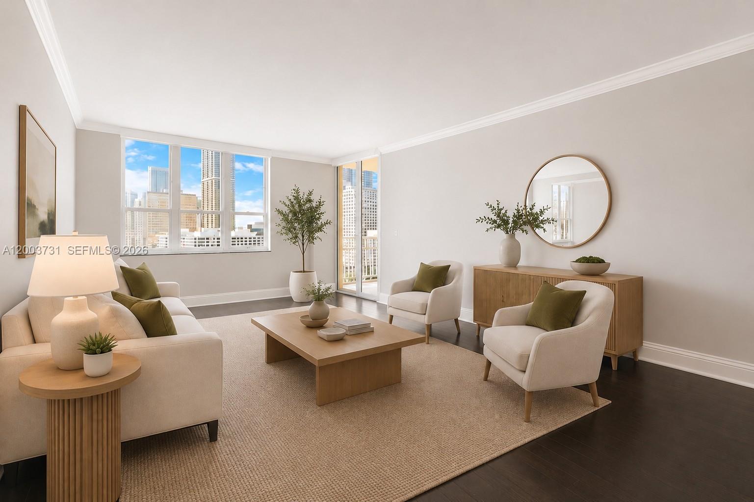 701 Brickell Key Boulevard, Unit 2103 Miami, FL 33131 - Photo 1 of 48 Virtually Staged