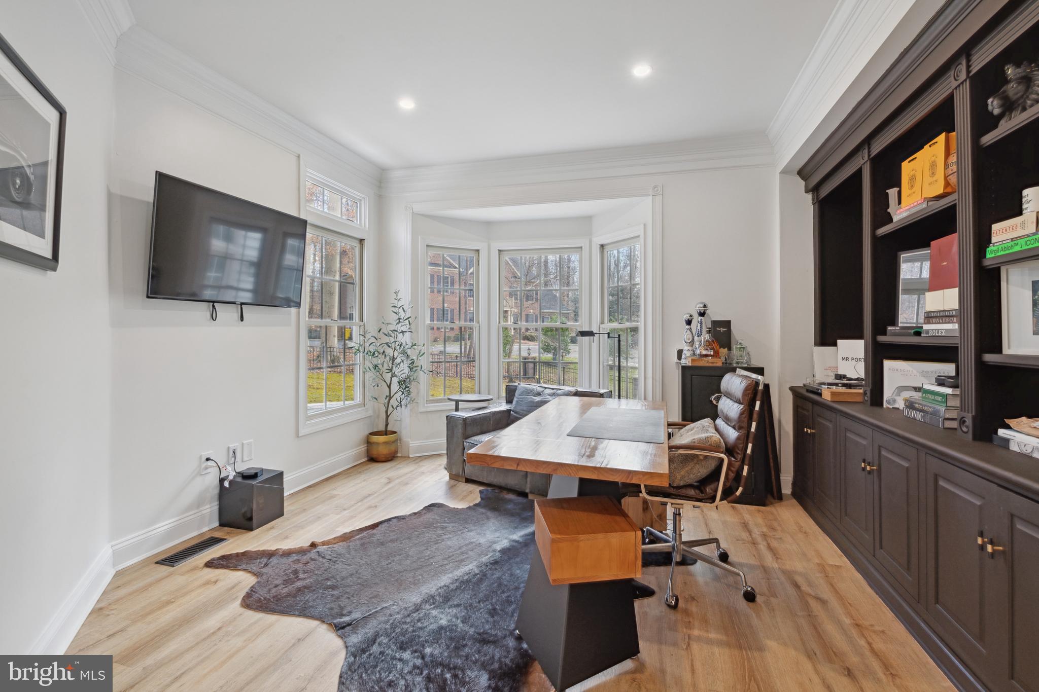 212 May Lane Edgewater, MD 21037 - Photo 14 of 68 Main Level Office with wooded views