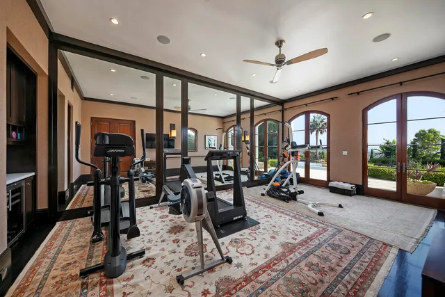 a very nice looking living room with a large window