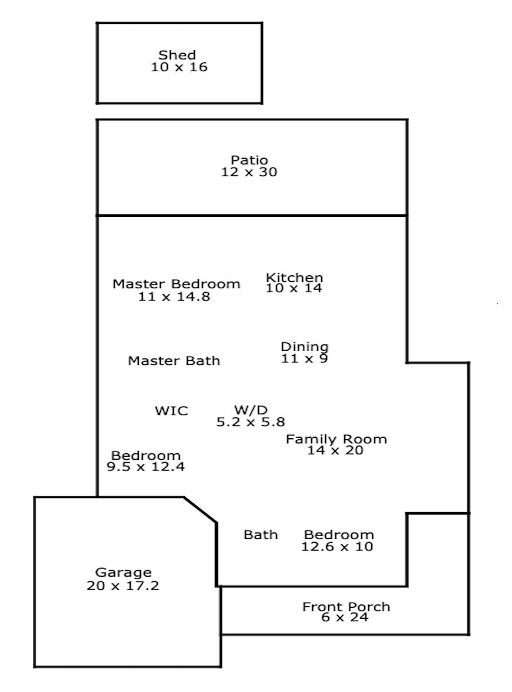4117 Hopper Street Raleigh, NC 27616 - Photo 30 of 30 Floor Plan