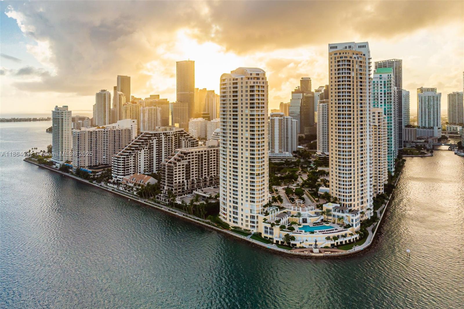 808 Brickell Key Drive, Unit 3205 Miami, FL 33131 - Photo 49 of 51 a view of a city with tall buildings