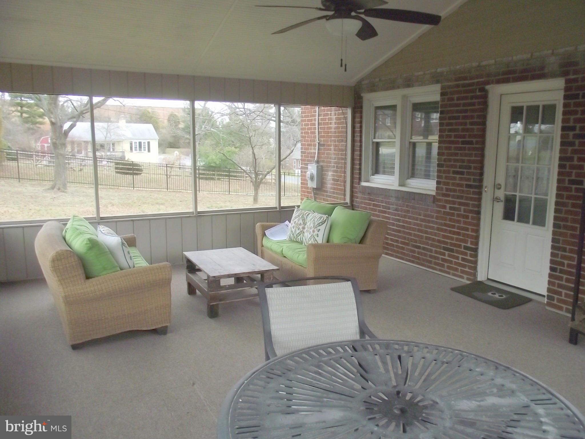 Side porch