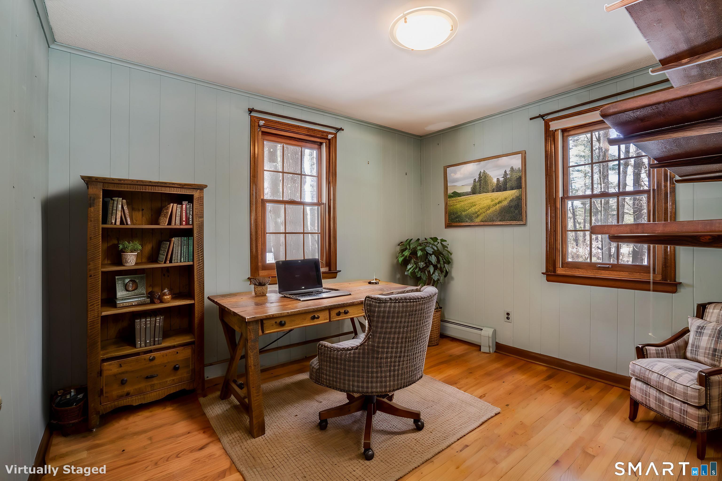 29 Long View Drive Simsbury, CT 06070 - Photo 16 of 41 a view of a workspace with furniture and a window