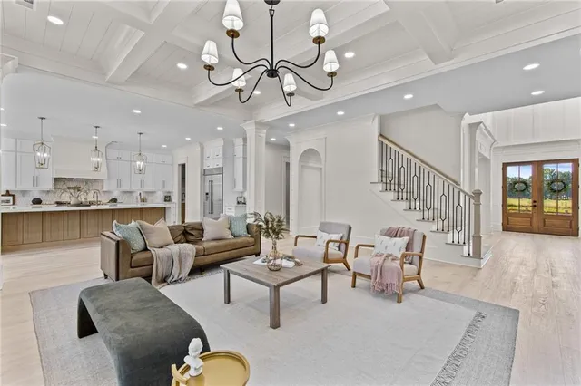 a bathroom with a double vanity sink double and mirror
