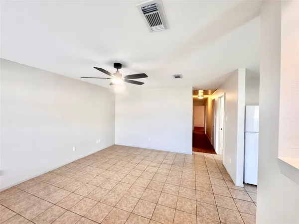 a view of an empty room