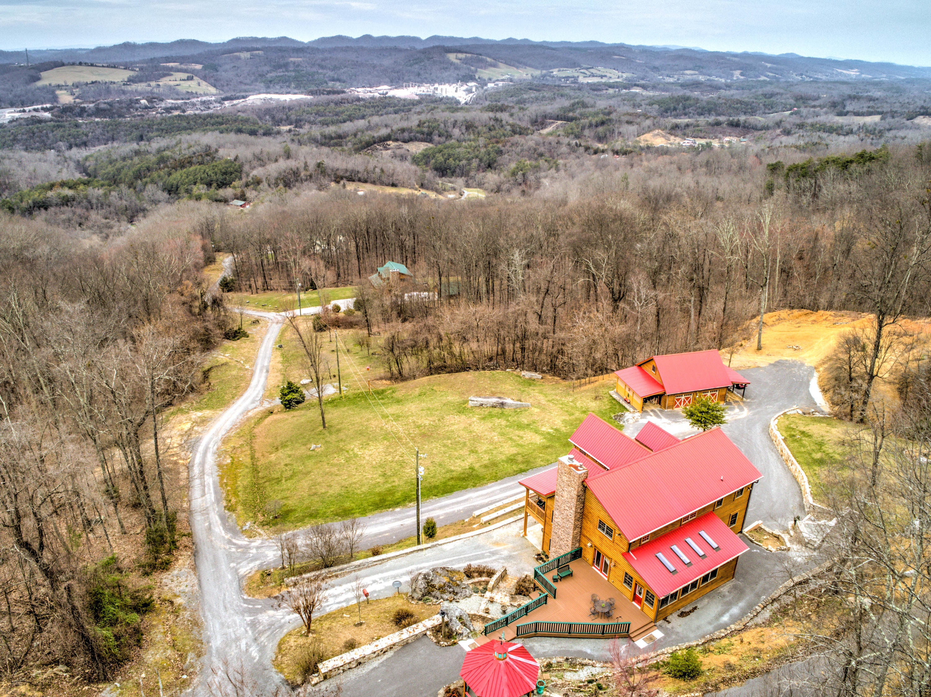 437 Rocky Top Road Luttrell, TN 37779 - Photo 2 of 39 Aerial from Rear