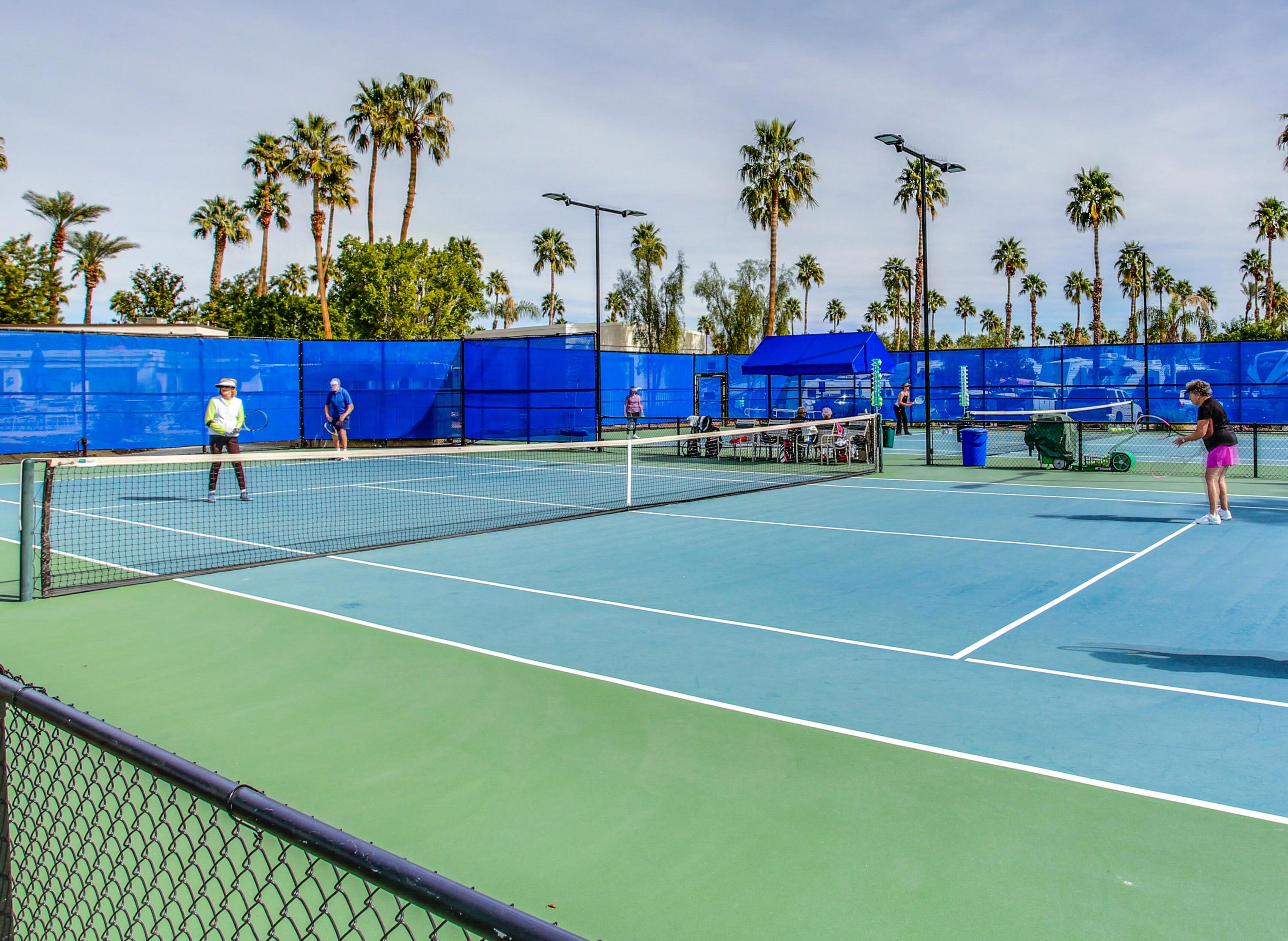 69411 Ramon Road, Unit 269 Cathedral City, CA 92234 - Photo 56 of 62 a view of a tennis court