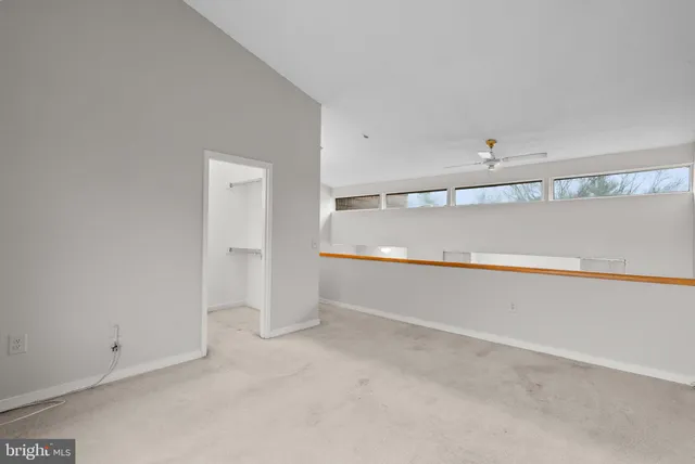 a view of an empty room