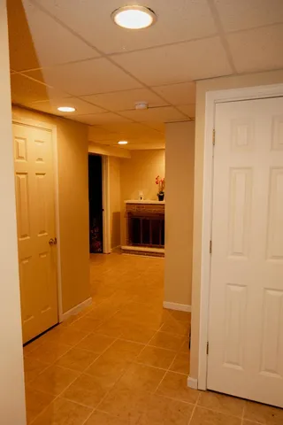 a view of an empty room