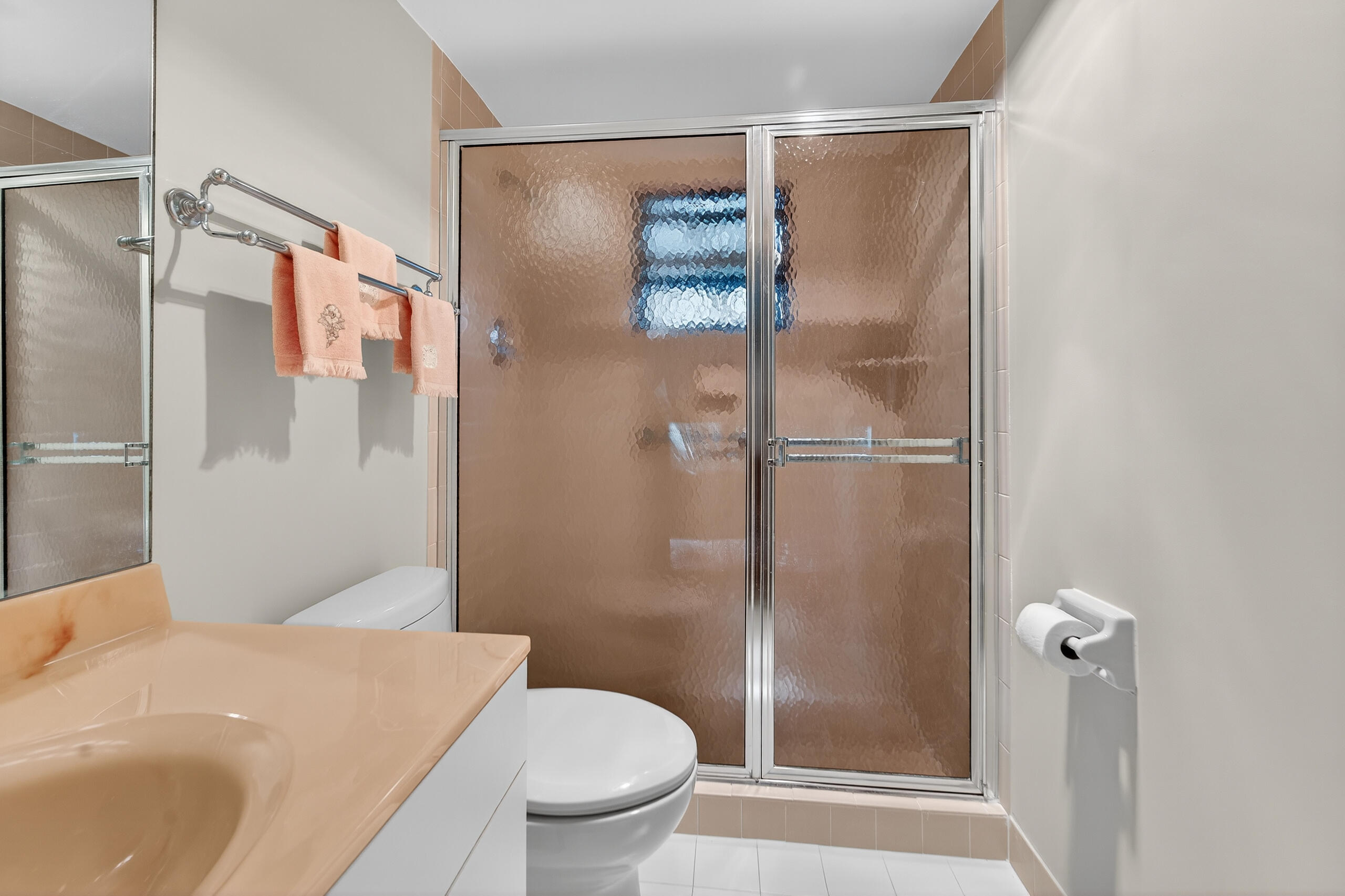 6 Concourse Drive, Unit A Jupiter, FL 33469 - Photo 22 of 49 a bathroom with a shower and a toilet