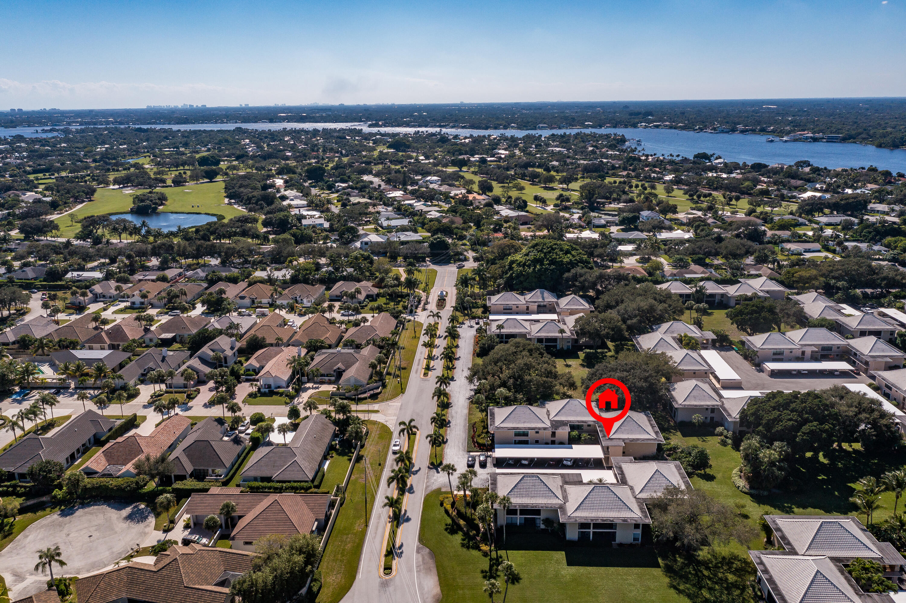 6 Concourse Drive, Unit A Jupiter, FL 33469 - Photo 37 of 49 an aerial view of a city