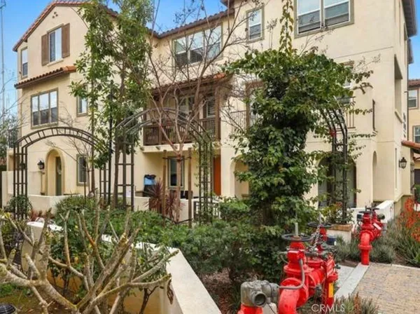 a front view of a multi story residential apartment building
