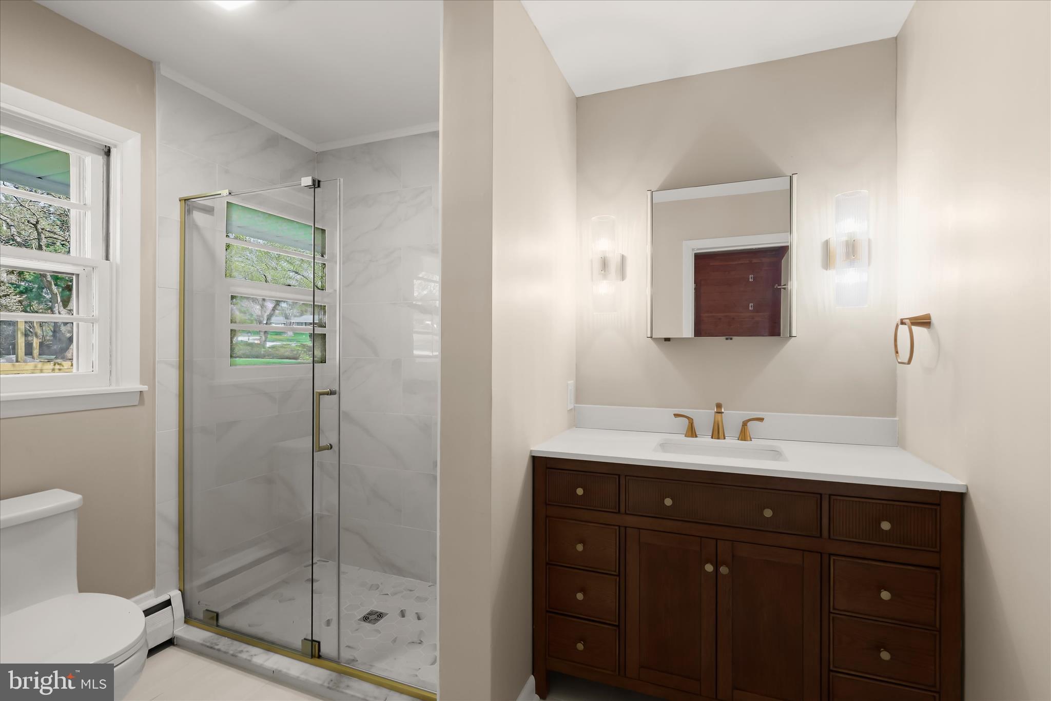 1910 Lyden Road Lutherville-Timonium, MD 21093 - Photo 29 of 51 Walk In Showerand Upgraded Vanity