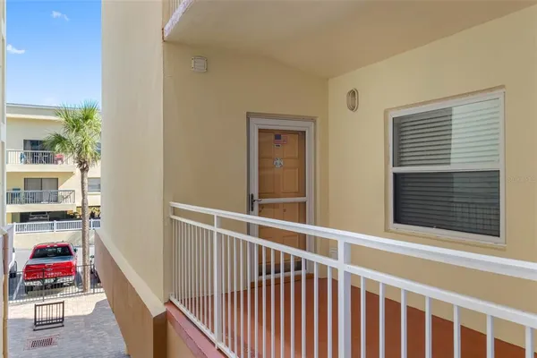 a view of a city from a terrace